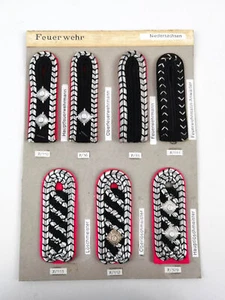 Baja Sajonia, colección de hombreras individuales de los bomberos de Baja Sajonia - Imagen 1 de 2