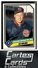Ed Wojna 1989 CMC Colorado Springs Sky Sox #4  Cleveland Indians