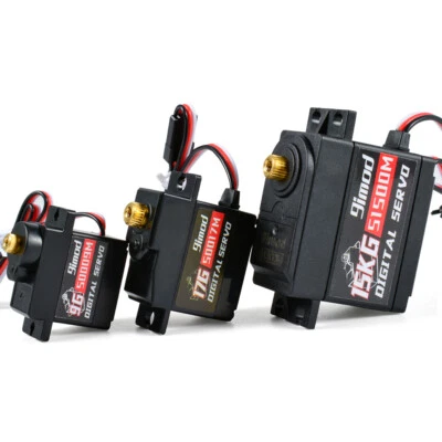 9imod Digital Servo Motor 9g 17g 15kg Metal Gear  for 1:8 1:10 1:12 1:24 RC Car - Image 1 of 4