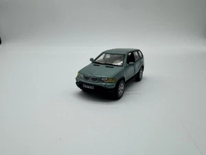 Car Model BMW X5 (E53) 4x4 Green 1999 - Hongwell - Scale 1:43 "NO BOX" - Picture 1 of 4