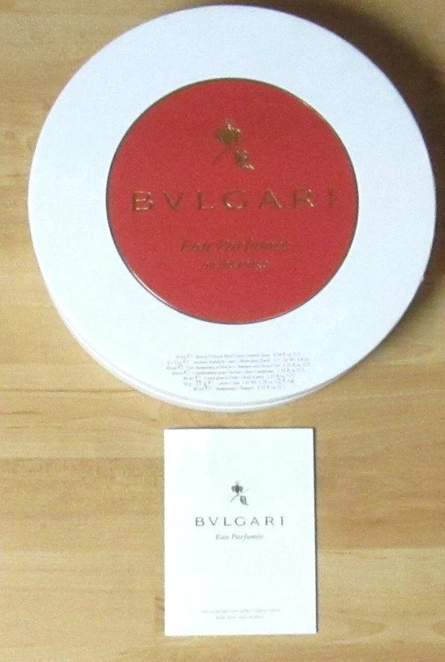 Bvlgari Eau Parfumee Au the Rouge Invitado 9 Piezas Set de Regalo Nuevo en Caja RARO De Colección Foto 1 de 4
