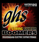 GHS GBTNT-8 Boomers Electric Guitar Strings; 8-string set gauges 10-80