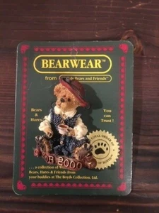 Broche Bearware Boyds Collection Bear FOB 2000 Boyd Bear. Bijoux de collection - Photo 1/2