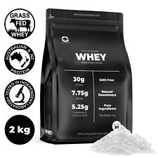 2KG WHEY PROTEIN ISOLATE POWDER WPI 100% GRASS-FED -Choose Flavour