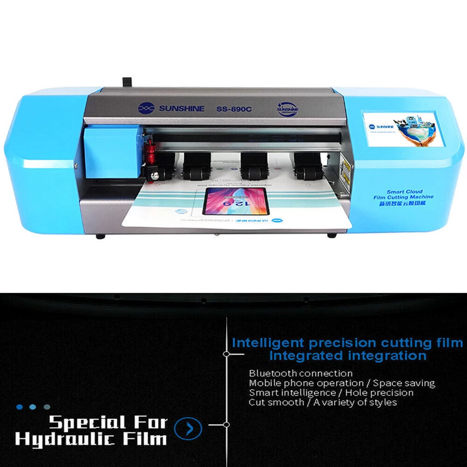 Cortadora de láminas protectora de pantalla para teléfono móvil máquina de corte de película de hoja automática 110/220 Foto 1 de 4