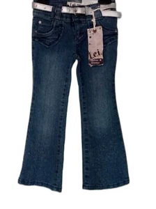 LEI Girl's Bootcut Blue Jeans, NWT-Size 5 - Picture 1 of 7