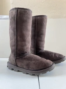 UGG Australia Essential Tall Boot Lammfell UK4,5 EU37 Braun Wildleder TOP - Bild 1 von 15