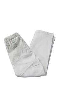 Il Gufo Girls Cotton Straight Leg Casual Pants White Size 4 - Picture 1 of 5