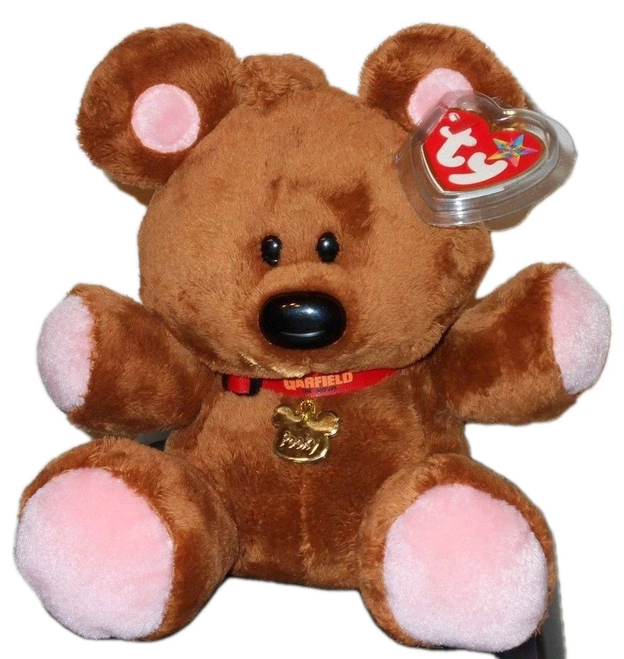 Ty POOKY The Bear Beanie Buddy (Garfield Movie) 8" MWMT Plush Stuffed Animal Toy - Image 1 of 4