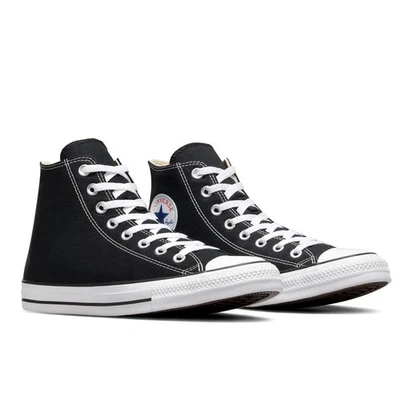 Converse All Star Donna chuck taylor HI alte scarpe uomo tela nere taglia 42 - Imagen 1 de 4