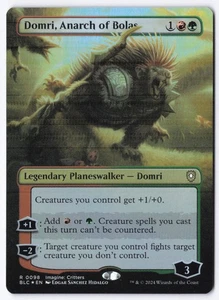 Domri, Anarch of Bolas (Borderless) R Commander: Bloomburrow 98 NM - Picture 1 of 2