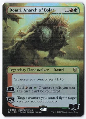 Domri, Anarch of Bolas (Borderless) R Commander: Bloomburrow 98 NM - Image 1 of 2