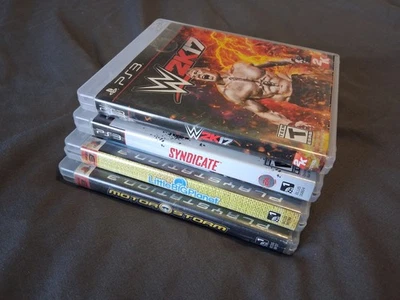 Play Station 3 Juegos Varios Géneros Lote De 4 W2K17 Syndicate MotorStorm Little Foto 1 de 3