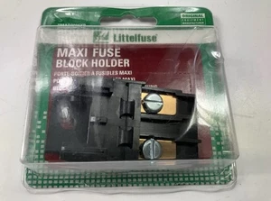 Littelfuse 0MAB0001XP MAB 32V In-Line Screw Terminal Fuse Holder MAXI-FUSE Block - Picture 1 of 2