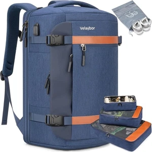 42L Travel Backpack with 4 Packing Cubes, TSA Friendly Flight Approved Carry-... - Picture 1 of 8