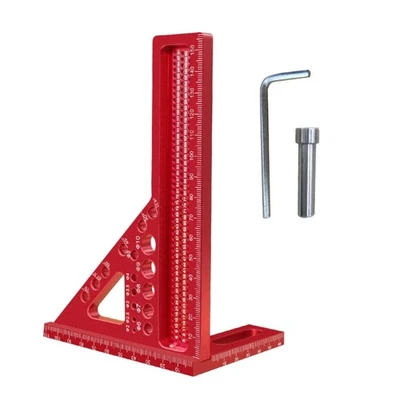 Measuring Tool 3D Multiple Angles Measuring Ruler Woodworking Square Protractor - Image 1 of 4