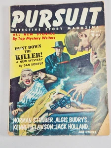 Pursuit Detective Story Magazine #14 March 1956 Acceptable - Picture 1 of 16