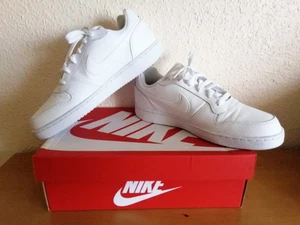 Stylische Schuhe Sneakers VON NIKE EBERNON LOW wie NEU ECHTLEDER TOP  - Bild 1 von 6