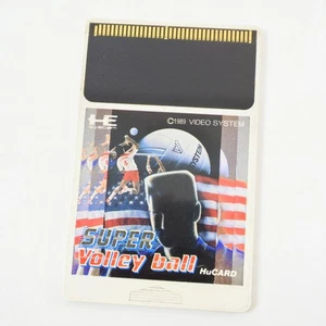 PC Engine Hu SUPER VOLLEYBALL Volley Ball Card Only pe - Picture 1 of 2