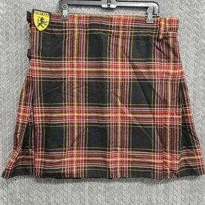 Falda Escocesa Escocesa Escocesa Escocesa Escocesa Escocesa Escocesa Talla XL Hecha en EE. UU. - Imagen 1 de 9