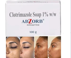 Abzorb Antifungal Cleansing Bar 100gm, Pack of 2, Unisex Free Shipping - Picture 1 of 5