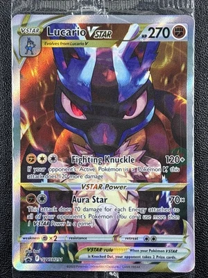 Lucario VSTAR - SWSH291 - Sword & Shield Sealed Promo Card - Holo - English - NM - Image 1 of 4