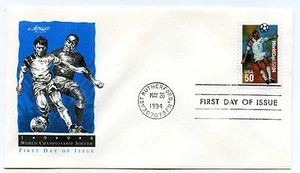2836  50c World Cup Soccer,  Artmaster, FDC - Picture 1 of 1