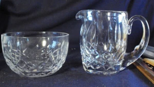 Waterford Lismore Crema Azúcar Cuenco Cristal Irlandés J - Imagen 1 de 4