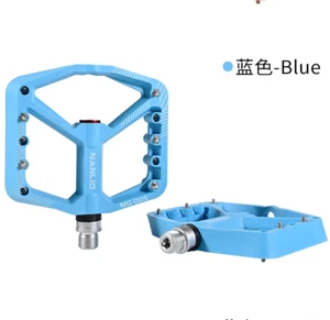 Nylon Bicycle Mountain Road Bike Pedals 9/16'' DU Bearing Lightweight Pedals MTB - Picture 1 of 7