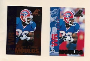 1997 Eric Moulds Pinnacle Inside Silver Lining #72 and Base Card Buffalo Bills - Picture 1 of 1