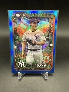 2024 Topps Holiday GERRIT COLE BLUE METALLIC GLITTER H12 Yankees ⚾️🎄🔥 - Bild 1 von 2