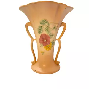 Vintage Original HULL Art Pottery Large 10 1/2" DOGWOOD VASE 510 Mid-1940's USA - Picture 1 of 24