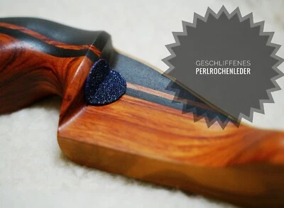 Cojín de flecha de cuero de raya de perla autoadhesivo para arco largo arco recurvo deporte con arco - Imagen 1 de 4