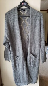 Women's Size L XL Gray Cardigan Annabelle Pre-owned - Picture 1 of 3