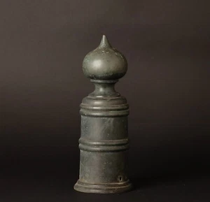 Beautiful patination Antique Buddhist Temple Giboshi ornamental finials ZF16 - Picture 1 of 11