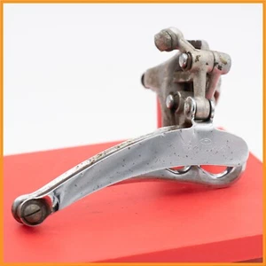 1052/1 CAMPAGNOLO NUOVO RECORD 70s FRONT DERAILLEUR ROAD BIKE VINTAGE CLAMP ON - Picture 1 of 5