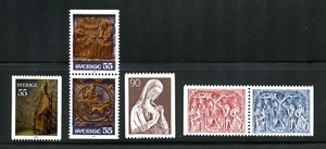 Schweden Komplett neuwertig Set #1143-1148 Weihnachten 1975 Briefmarken - Bild 1 von 1