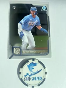 2022 Bowman Chrome Bobby Witt Jr. Rookie RC #77 Kansas City Royals - Picture 1 of 2