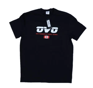 October's Very Own OVO Canada Toronto Maple Leaf Logo T-Shirt Black Mens XS - Picture 1 of 8