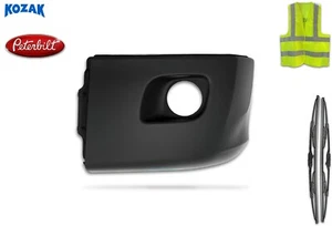 PLASTIC Bumper Corners with Fog Light Hole Left Peterbilt 579 2013-2021 - Bild 1 von 7