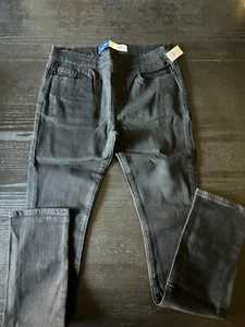 Old Navy NWT Wow Skinny Pull On Jeans Black Wash Denim Jeans Girls XXL 18 New - Picture 1 of 3