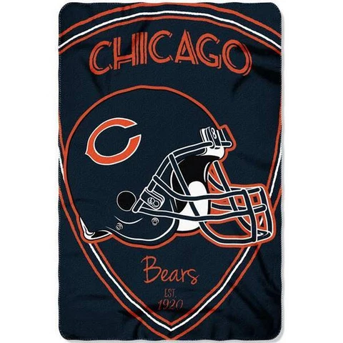 NFL "Shield" Fleece Throw Blanket 50" x 60" Cover