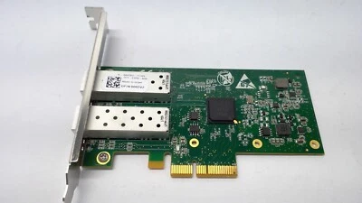 Серверный адаптер Dell 0002V2 Intel i350 два порта SFP+ PCI-e Ethernet i350-AM2 - Изображение 1 из 3