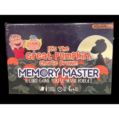 Brand New Charlie Brown & The Great Pumpkin Memory Masters Card Game Family Nite - Image 1 of 3