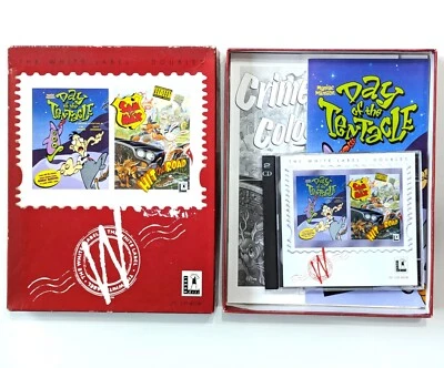Day of the Tentacle + Sam & Max: Hit the Road - Big Box Boxed - RARE - PC CD-ROM - Image 1 of 4