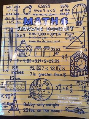 Teaching Textbooks Math 6 Answer Booklet Sabouri - Image 1 of 2