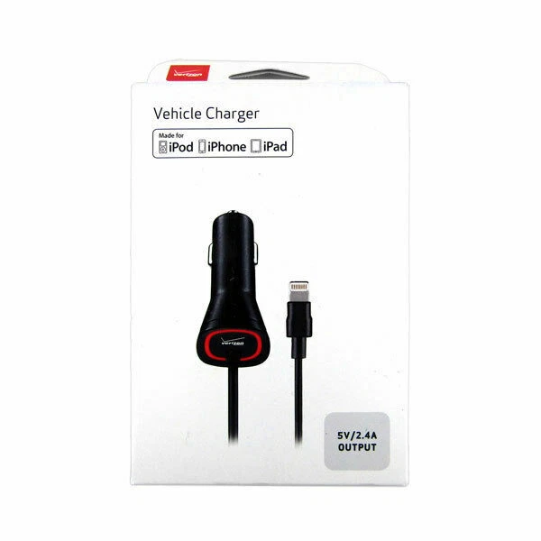 Verizon APLLIG24VPC-F2 Apple iPhone Lightning Car Charger