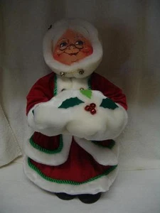 ANNA LEE LARGE MRS CLAUSE MINT 18" 2006 NEVER DISPLAYED BLUE EYES VERY CUTE - Picture 1 of 1
