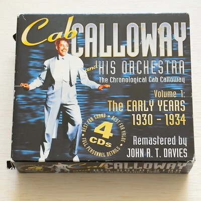Cab Calloway & His Orchestra 4 CD Box Set Early Years 1930-1934 JSP Record - SAC - Imagem 1 de 2