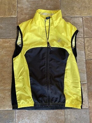 Men’s Castelli Lightweight Thin Yellow Cycling Vest Medium - Image 1 of 4